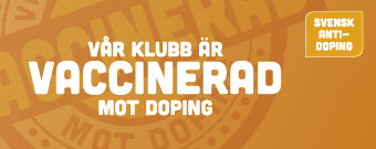 Vår klubb är vaccinerad mot doping